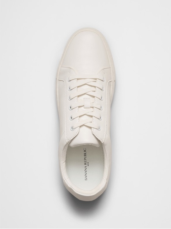 Banana Republic Other - Banana Republic Men's White Vegan Low-Top Sneaker